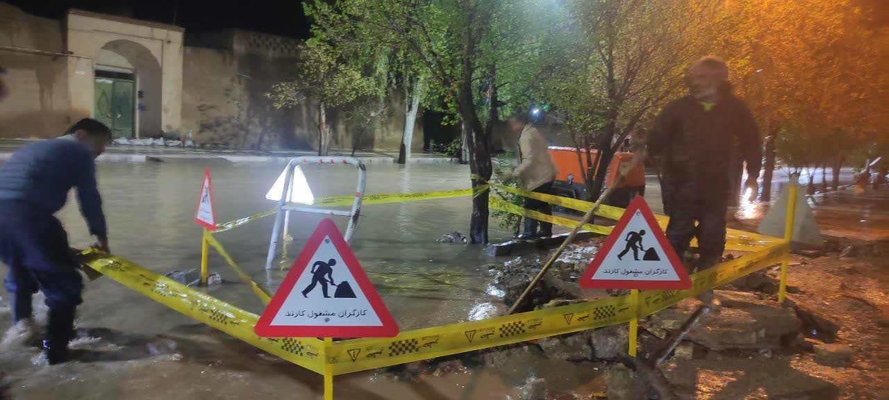 آماده‌باش کامل شهرداری ابرکوه برای رفع آب‌گرفتگی معابر سطح‌شهر